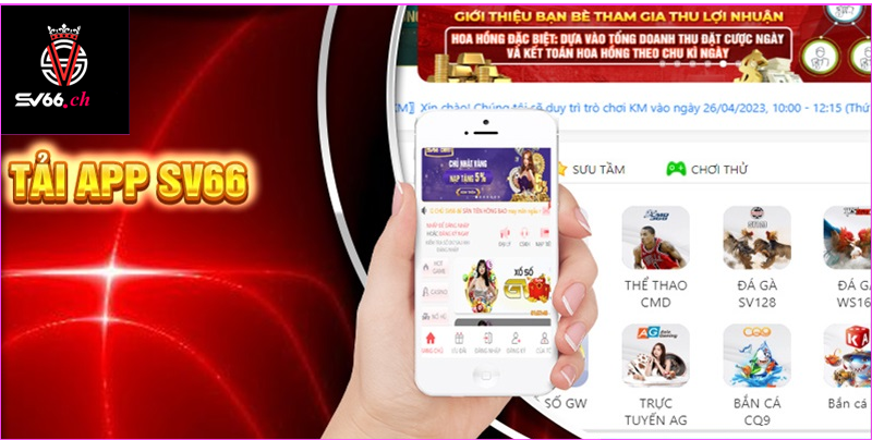 Hướng dẫn cài đặt app sv66 cho Android và iOS